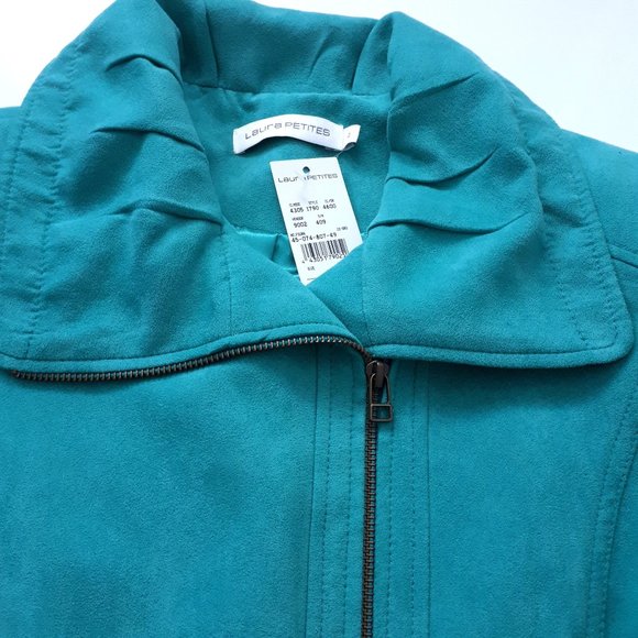 Laura Turquoise Jacket NWT - Picture 3 of 10